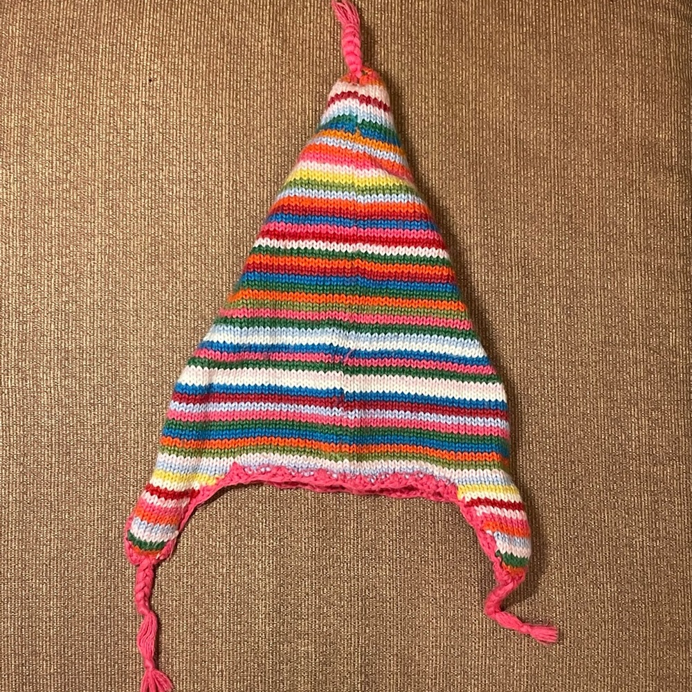 Gap Rainbow Stripe Winter Cap - Picture 2 of 4